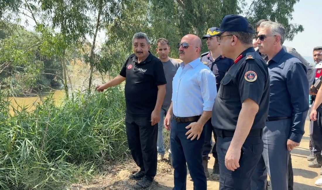 VALİ VAROL, ÇALIŞMALARI YERİNDE İNCELEDİ Aydın’ın İncirliova ilçesinde nehirde kaybolan
