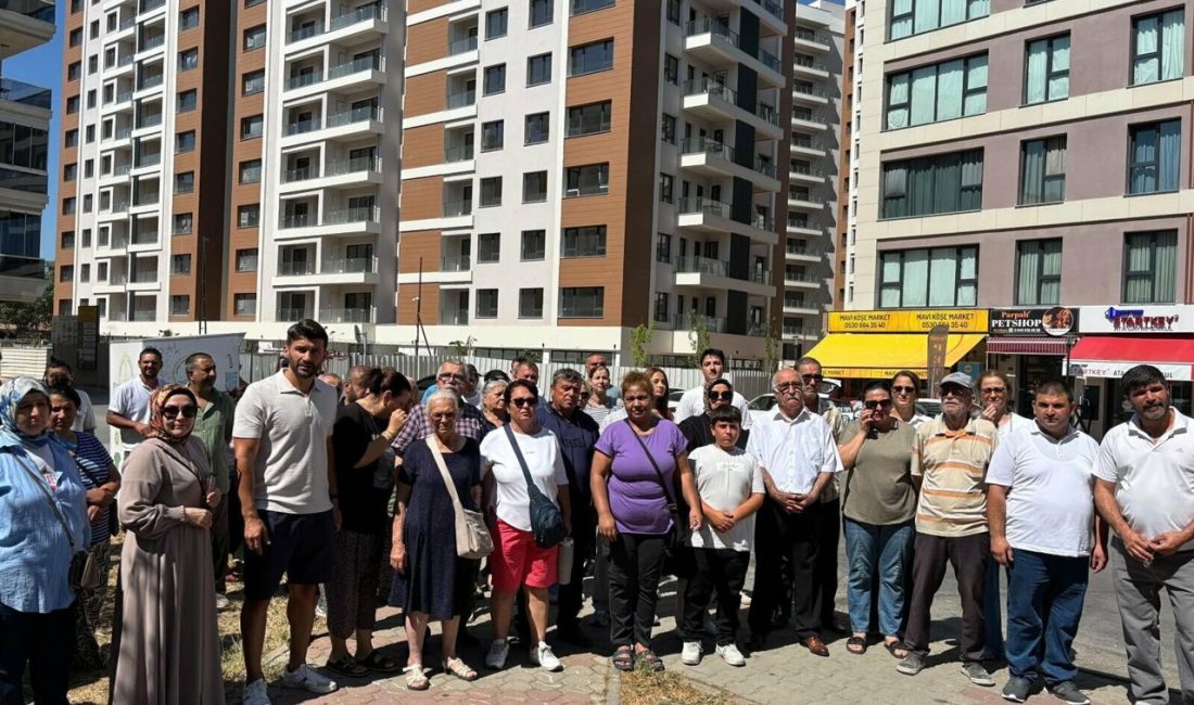 Tolga TAHÇI/İZMİR, – İZMİR’in Karşıyaka ilçesinde, Örnekköy Kentsel Dönüşüm Projesi’nin