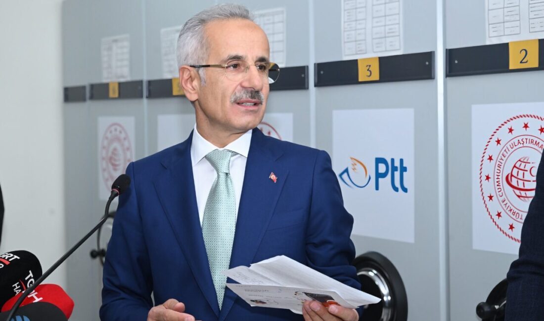 ANKARA, – ULAŞTIRMA ve Altyapı Bakanı Abdulkadir Uraloğlu, PTT gönderi