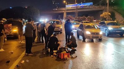 Emre KURT/İSTANBUL, – BAĞCILAR, O-3 TEM Bağlantı yolunda kontrolden çıkarak