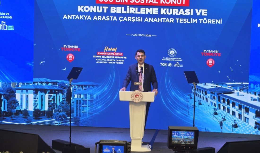 Alican GÜMÜŞ/HATAY, – ÇEVRE, Şehircilik ve İklim Değişikliği Bakanı Murat