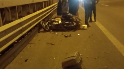 Zübeyde ÖZMEN/BOLU, – ANADOLU Otoyolu’nun Bolu Dağı kesiminde kamyona arkadan