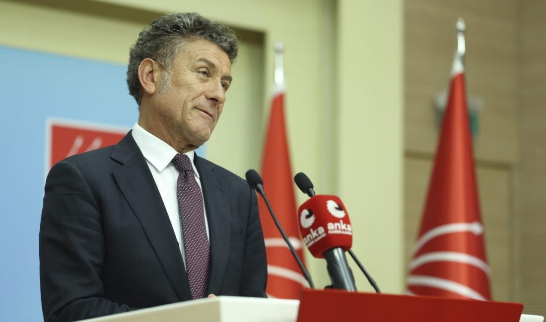 Nisa MİĞAL/ANKARA, – CHP Genel Başkan Yardımcısı Orhan Sarıbal, “İthalat