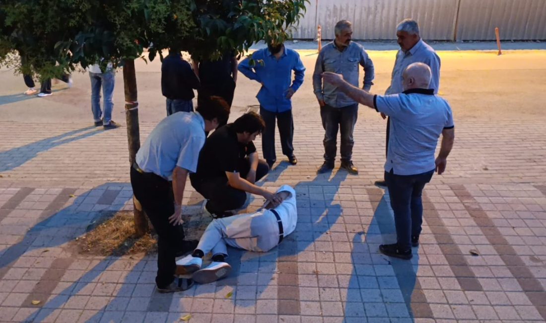 Yavuz YILMAZ/İNEGÖL (Bursa), – BURSA’nın İnegöl ilçesinde motosiklet kazasında yaralanan
