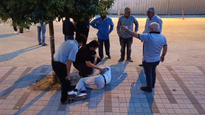 Yavuz YILMAZ/İNEGÖL (Bursa), – BURSA’nın İnegöl ilçesinde motosiklet kazasında yaralanan