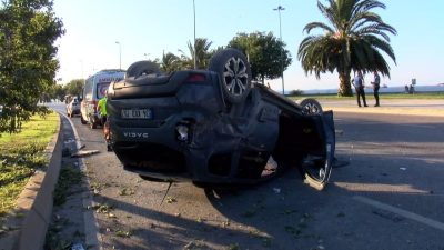 İsa ALMAÇAYIR/İSTANBUL, – KARTAL Sahil Yolu’nda sürücüsünün direksiyon kontrolünü kaybettiği