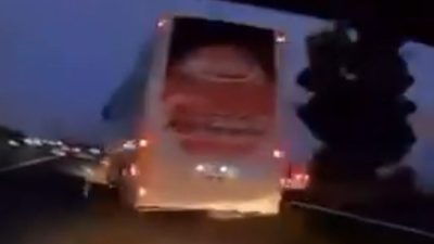 Zübeyde ÖZMEN/ BOLU, – BOLU’da Anadolu Otoyolunda şerit değiştiren yolcu