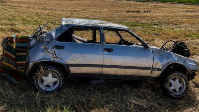 Ünsal YÜCEL/ UZUNKÖPRÜ(Edirne), – EDİRNE’nin Uzunköprü ilçesinde yoldan çıkıp, yaklaşık