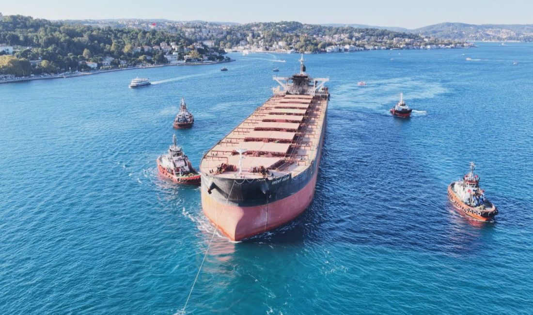 İSTANBUL, – RUSYA Kerç Boğazı girişinde İnsansız Hava Aracı (İHA)