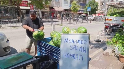 Şerife Serap KARA/AMASYA, – AMASYA’da taraftarı olduğu Beşiktaş’ın Muhammed Salah’ı