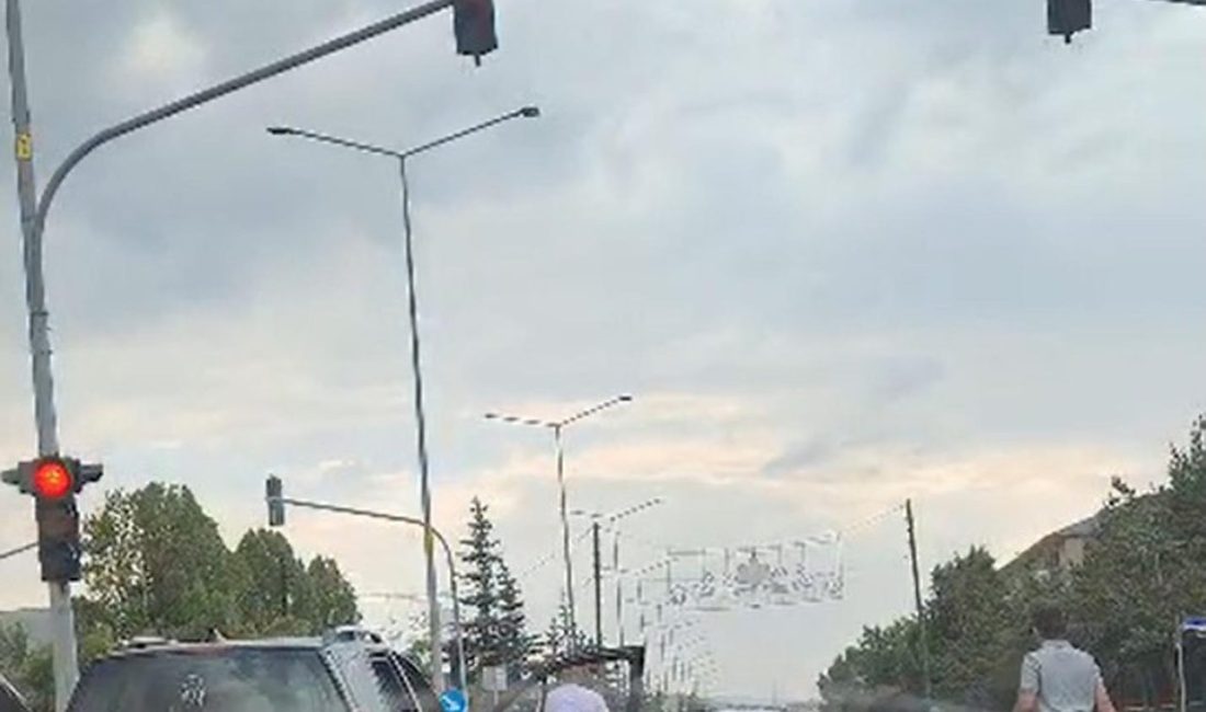 Oktay POLAT/ERZURUM, – ERZURUM’da hafif ticari araçtakiler ile otomobil sürücüsü